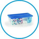 Storage container Tubby®, PP, with lid and divider