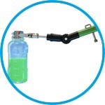 All purpose clamp for sample bottles, stainless steel