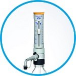 Bottle-top dispensers Calibrex™ organo 525, with flow control system