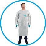 Aprons with sleeves, AlphaTec® 2000, model 214