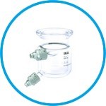 Reactor vessels for Synthesis reactors EasySyn Advanced and Starter, borosilicate glass 3.3, without bottom discharge valve