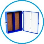 Microscope slide boxes, ABS, for large slides