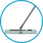 Mop frames with handle, stainless steel, invers
