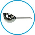 Portioning ladles, stainless steel
