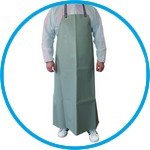 LLG-Working and chemical protective aprons Guttasyn®, PVC/PE, light grey