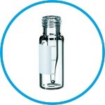 Short thread vials ND9, wide opening, micro vials