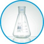 LLG-Erlenmeyer flasks with standard ground joint, borosilicate glass 3.3