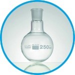 LLG-Round bottom flasks with standard ground joint, borosilicate glass 3.3