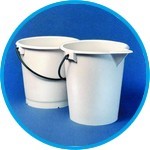 Buckets, HDPE, series 610/615, without spout