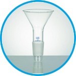 LLG-Powder funnel with NS cone, borosilicate glass 3.3