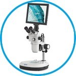 Stereo zoom microscope set OZP, with tablet camera
