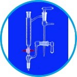 Distilling receivers to Anschütz-Thiele, straight, DURAN® tubing