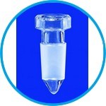 NS-Glass stoppers, DURAN®, or borosilicate glas 3.3