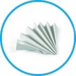 Qualitative filter paper, thick, Grade 602eh½, folded filters