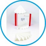 Filter paper, qualitative, wet strength, folded filters