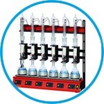Serial Extraction Apparatus behrotest® for Soxhlet-/Fat-Extraction
