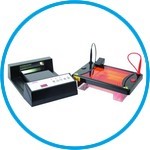 Real-time horizontal gel electrophoresis system runVIEW
