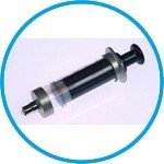 Microlitre syringes, 1000 series, TLL, with metal flange