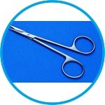 Surgical scissors, sharp points, stainless steel