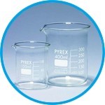 Beakers glass, low form, Pyrex®