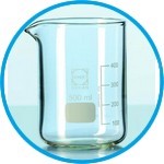 Filter beaker glass, DURAN®, heavy wall