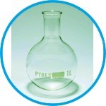 Round bottom flask, Pyrex®, narrow neck