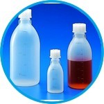 Graduated narrow-mouth bottles