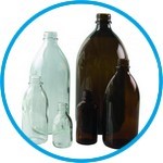 Narrow-mouth bottles, soda-lime glass