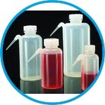 Wide-neck wash bottles, Unitary™, Type 2402, PE-LD, with screw cap, PP