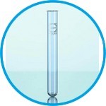 Test tubes, Fiolax® glass, with rim