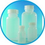 LLG-Wide-mouth bottles, with screw cap, PE-LD, economy pack