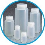Wide-Mouth Bottles Type 2105 with screw cap, PP