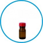 Wide-mouth bottles, clear and amber glass, PTFE-lined screw caps