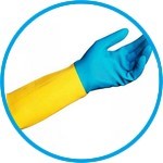 Chemical Protection Glove Duo-Mix 405, Neoprene/Latex