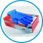 Disposable Gloves Format Blue, Nitrile, Powder-Free