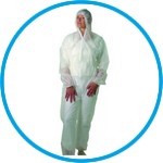 Disposable Protective Suits with Hood, PP