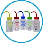 LLG-Safety wash bottles, 500 ml, LDPE