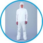 Disposable cleanroom overall ASPURE, SMS
