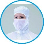 Masks ASPURE, for cleanroom overalls, Polyester