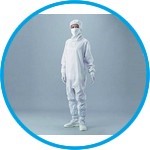 Overall for clean room ASPURE, polyester, with hood and mask