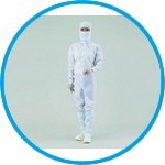 Overall for clean room ASPURE, polyester, with integrated hood