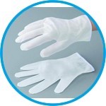 Gloves ASPURE ASPERITY DETECTING, white