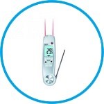 Infrared thermometer with penetration probe testo 104-IR