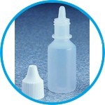Dropper bottles, HDPE with caps