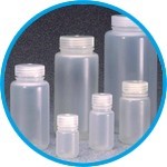 Wide-mouth packaging bottles Nalgene™ PPCO, with closure, PP