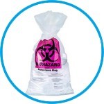 Autoclavable waste bags, biohazard, PP