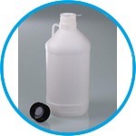 Bottles with screw cap, HDPE, with UN approval