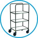 Shelf trolley, Stainless steel