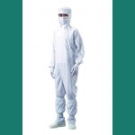 As One Corporation ASPURE Overall for Cleanroom XS White  2-4948-01