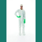 Nitritex BioClean Single Use Coveralls with Collar Size S BDCCT-S